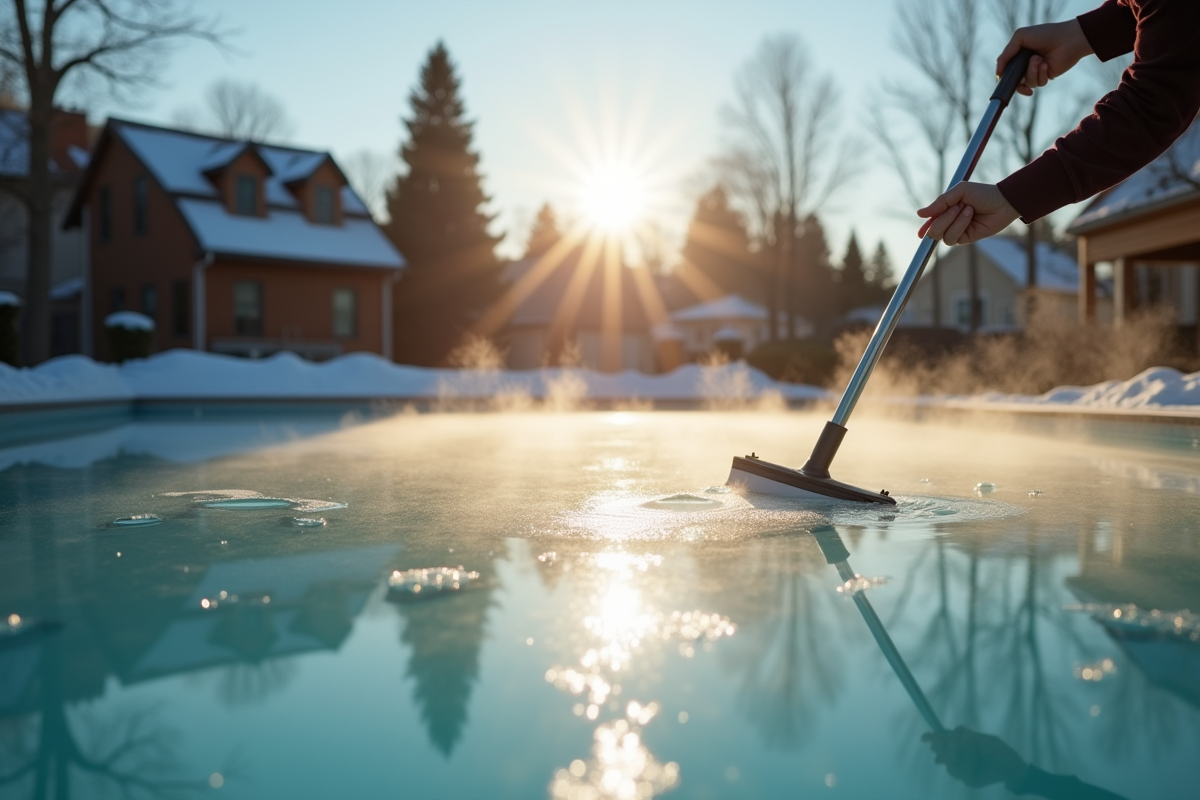 piscine hiver