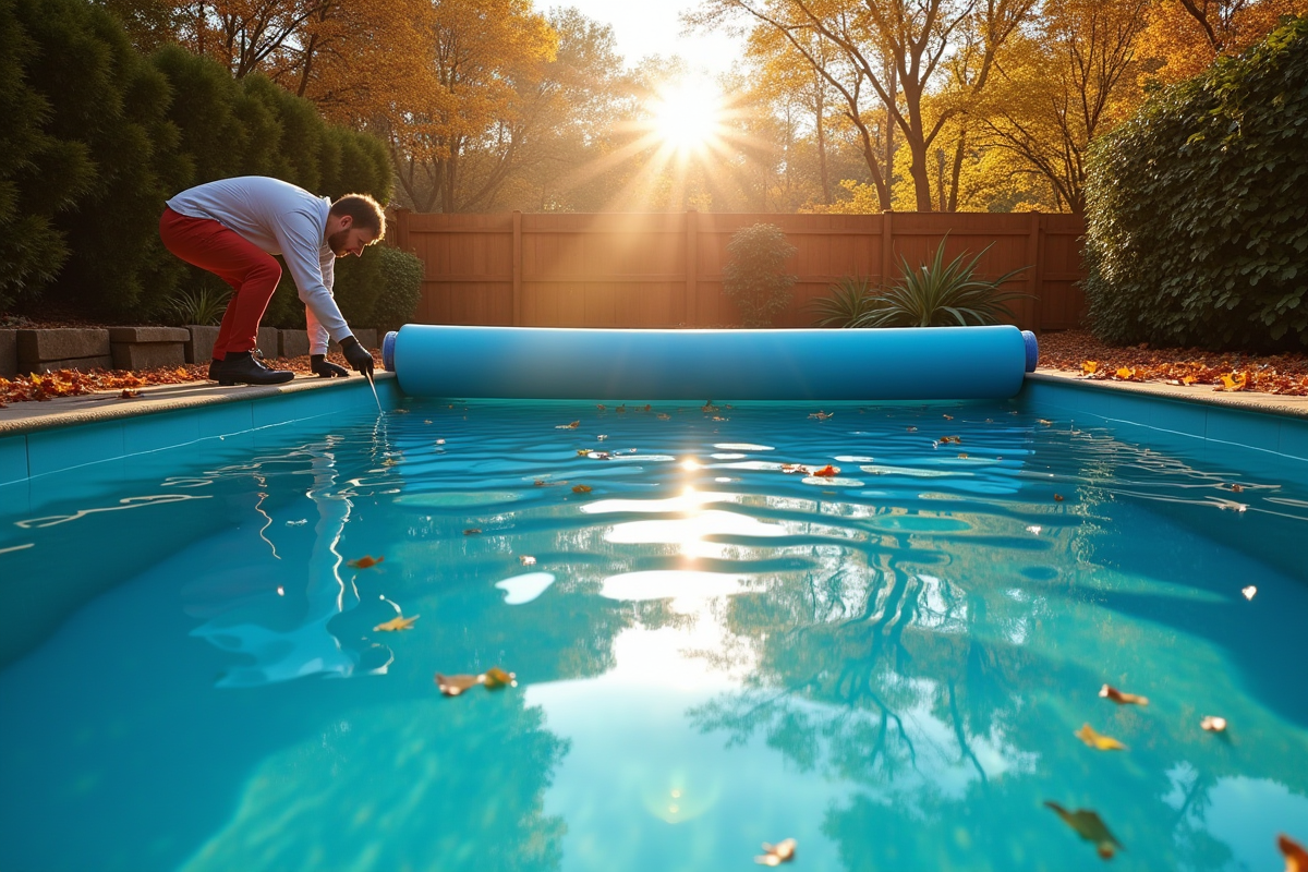 hiver piscine