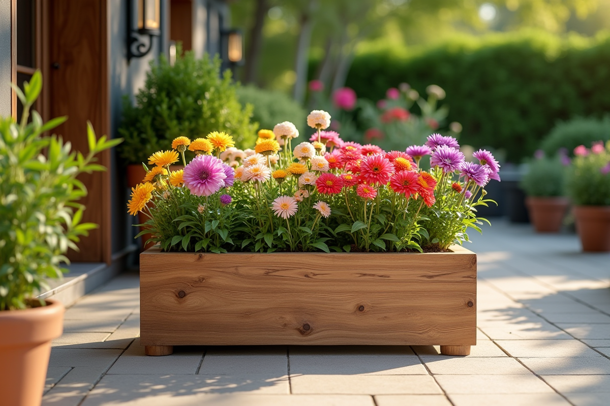jardinières bois