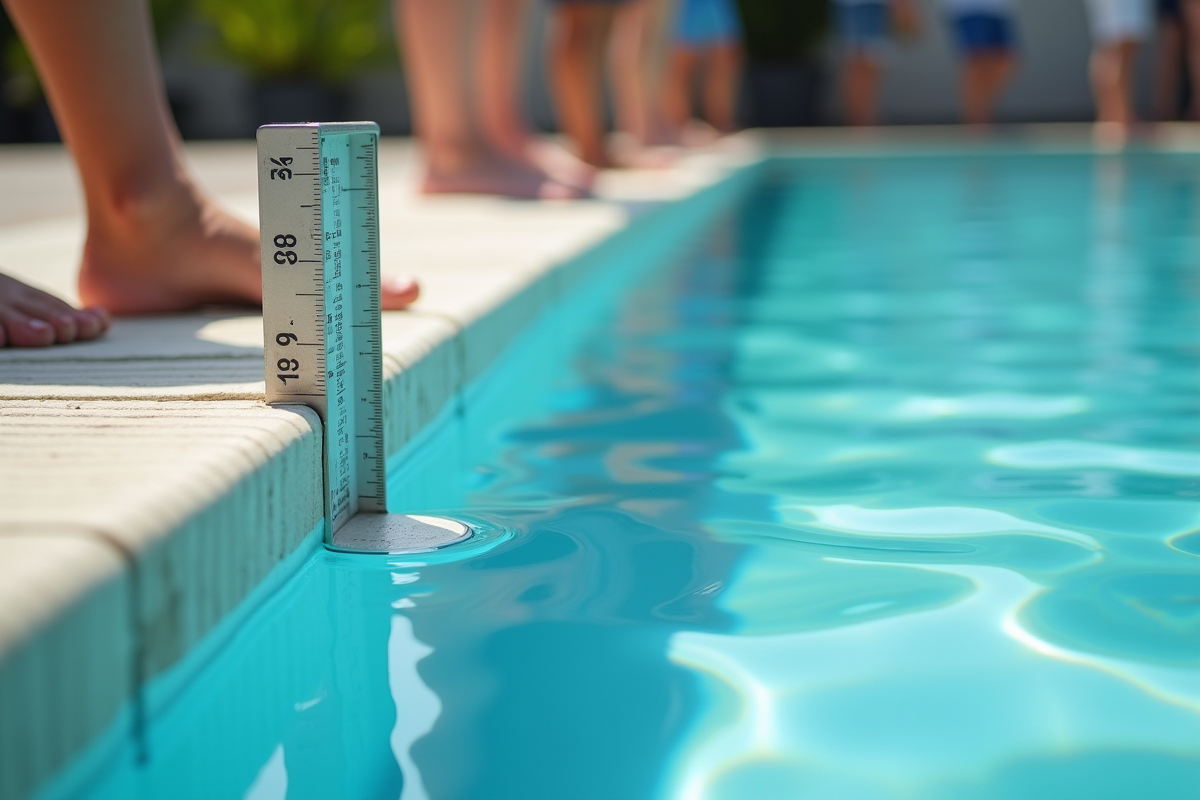 niveau piscine