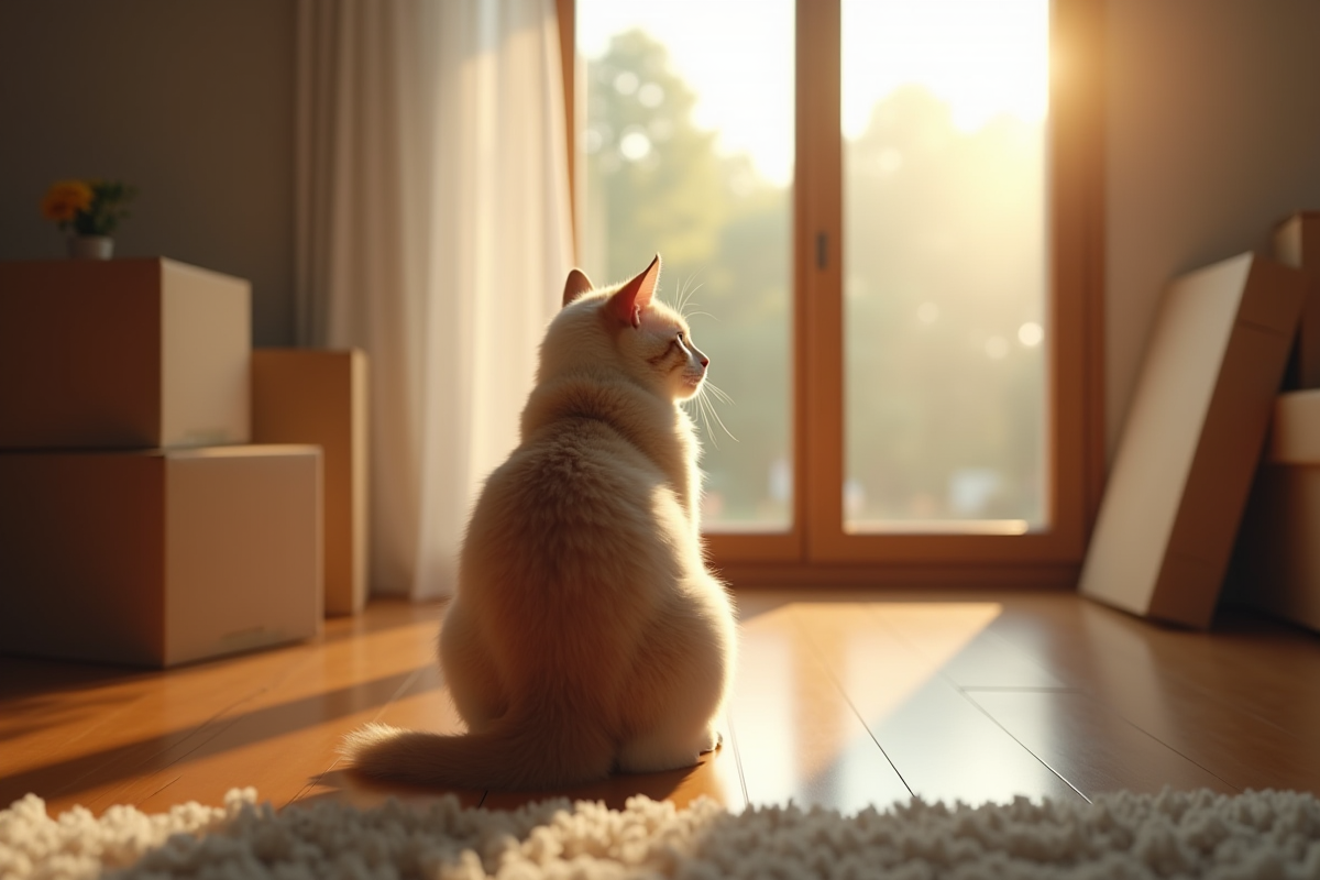 chat stressé